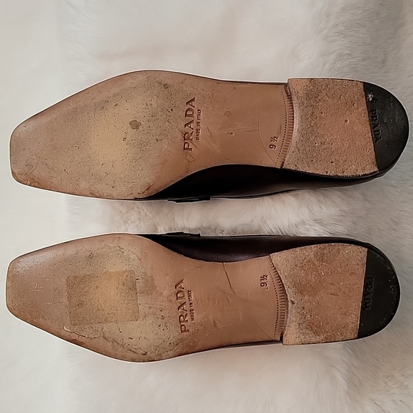 Men's PRADA Brown Almond Toe Rope Accent - Picture 7 of 11